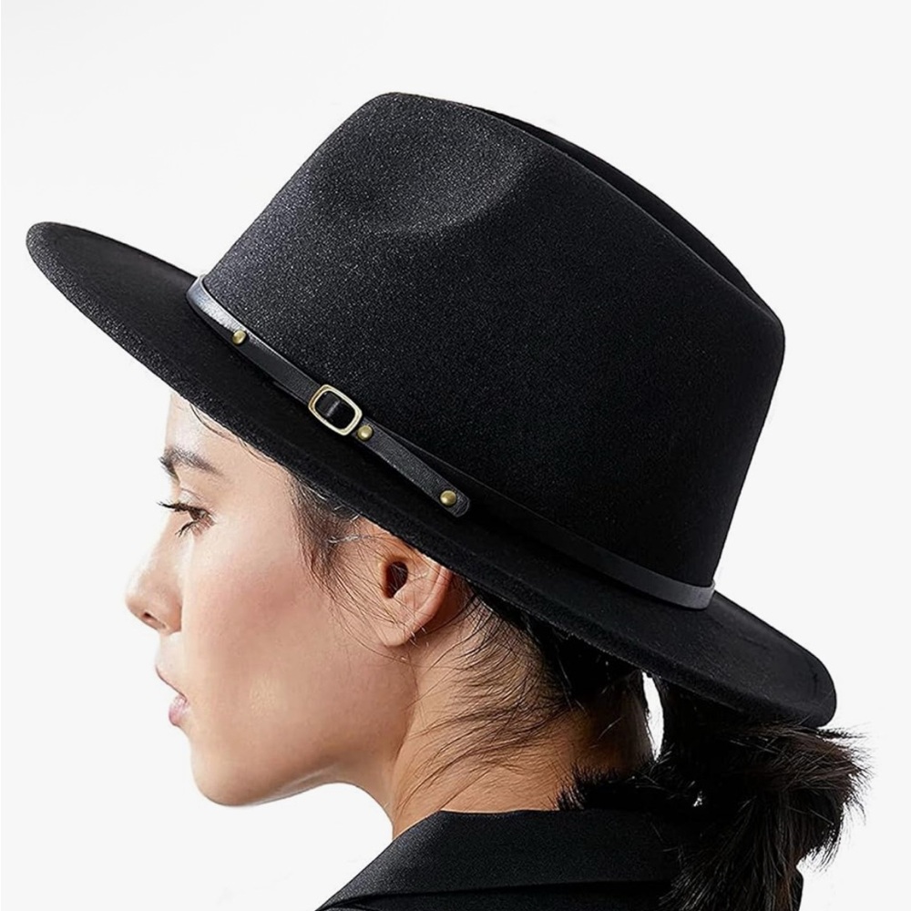 Elegant Black Fedora Hat